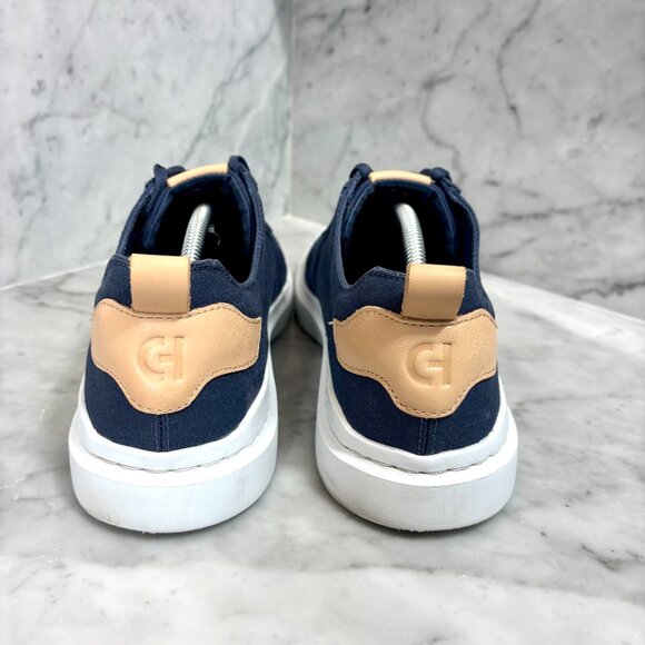 Cole Haan Men's Grandpro Rally Canvas Court Sneaker US Size 12 Blue White C34716 - Picture 6 of 10